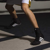 Adidas HOG.2 zapatillas de boxeo, negro-blanco