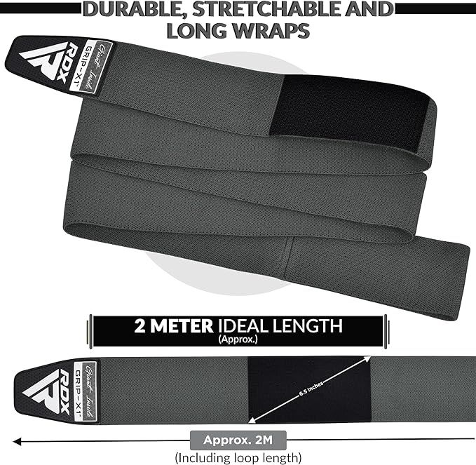 RDX K1 vendajes de rodilla, gris