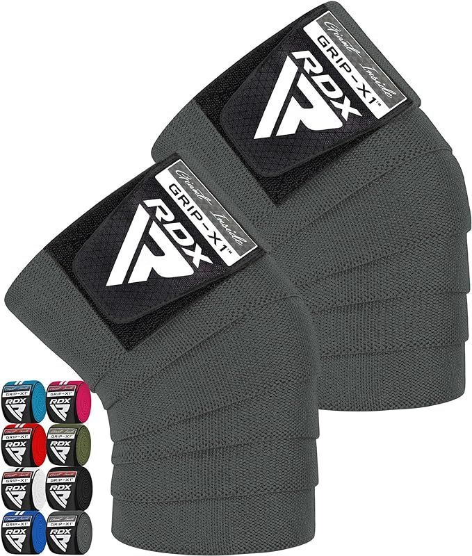 RDX K1 vendajes de rodilla, gris