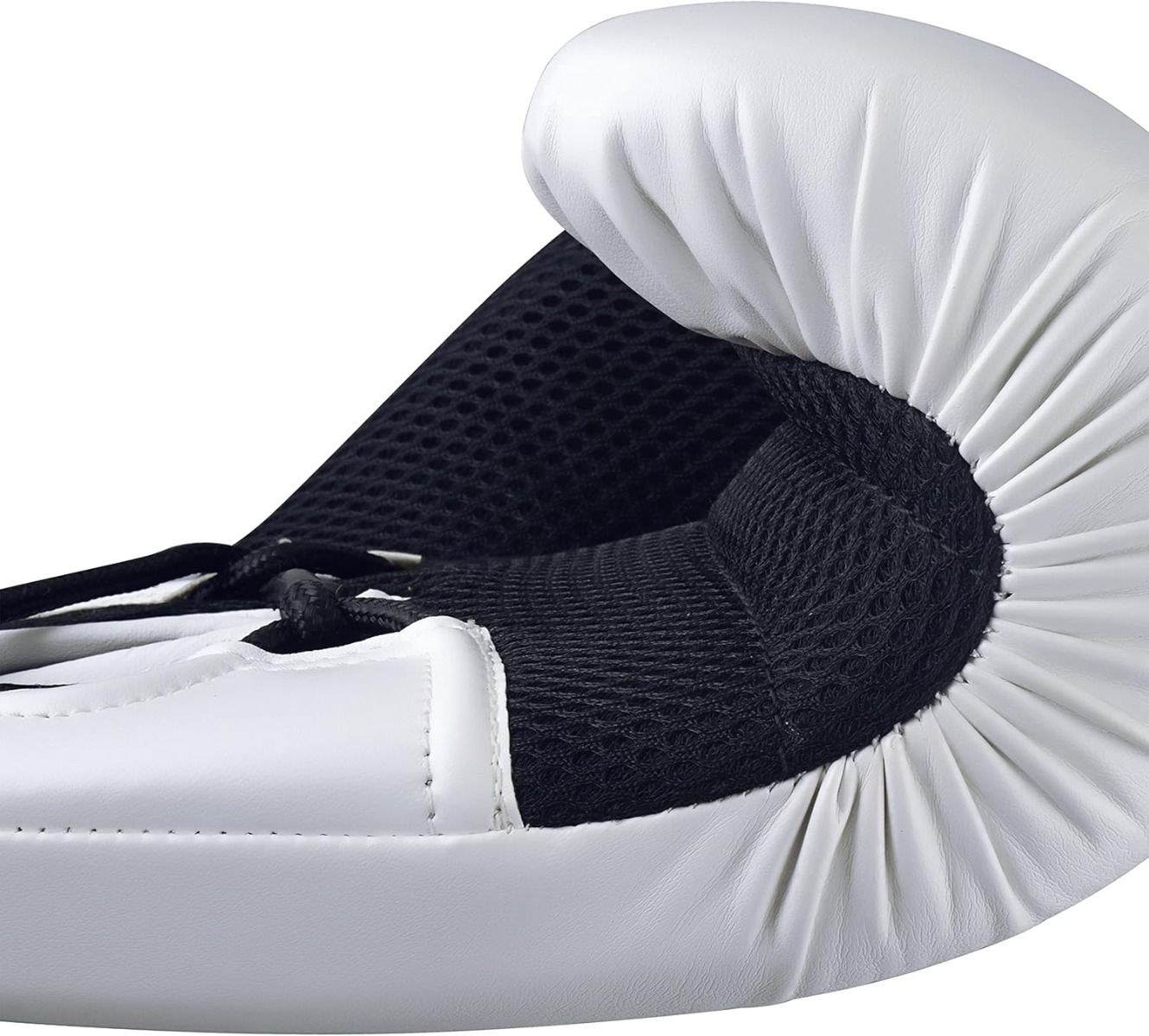 Adidas Hybrid 250 guantes de boxeo, blanco-negro
