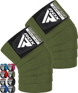 RDX K1 vendajes de rodilla, army green