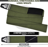 RDX K1 vendajes de rodilla, army green