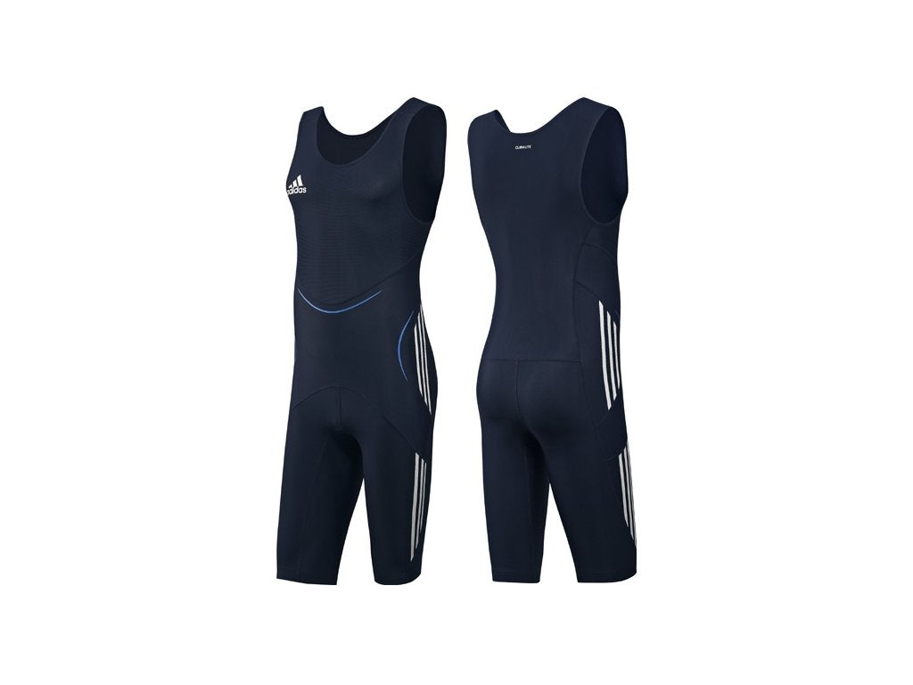 Adidas WR Classic mono de lucha para hombre, azul