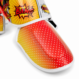 Katsudo CrushX protector de espinilla y empeine para niños, cómic
