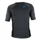 Adidas Grappling rashguard de manga corta, negro