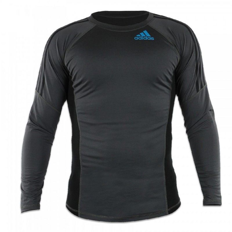 Adidas Grappling rashguard de manga larga, negro