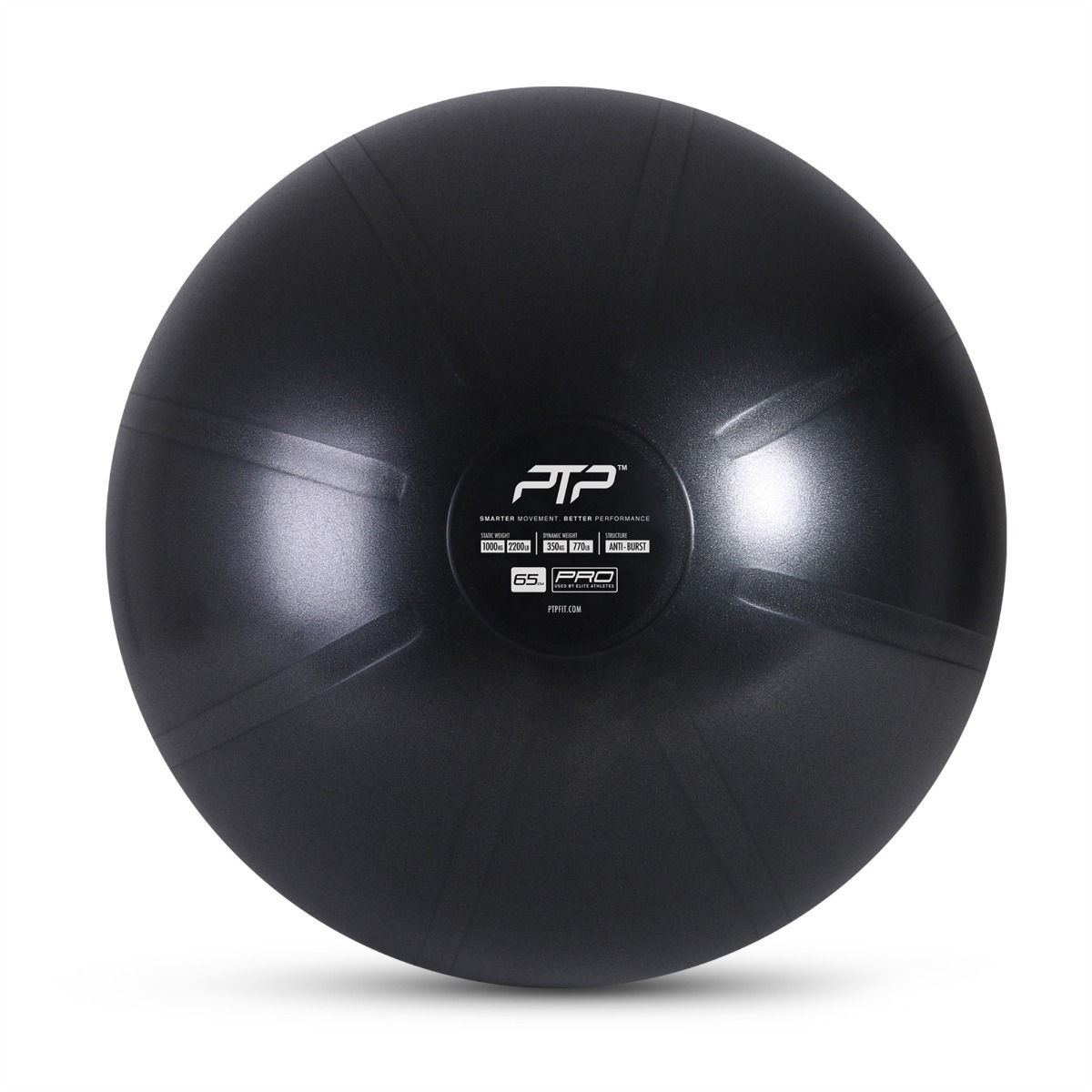 PTP Coreball balón de fitness, negro