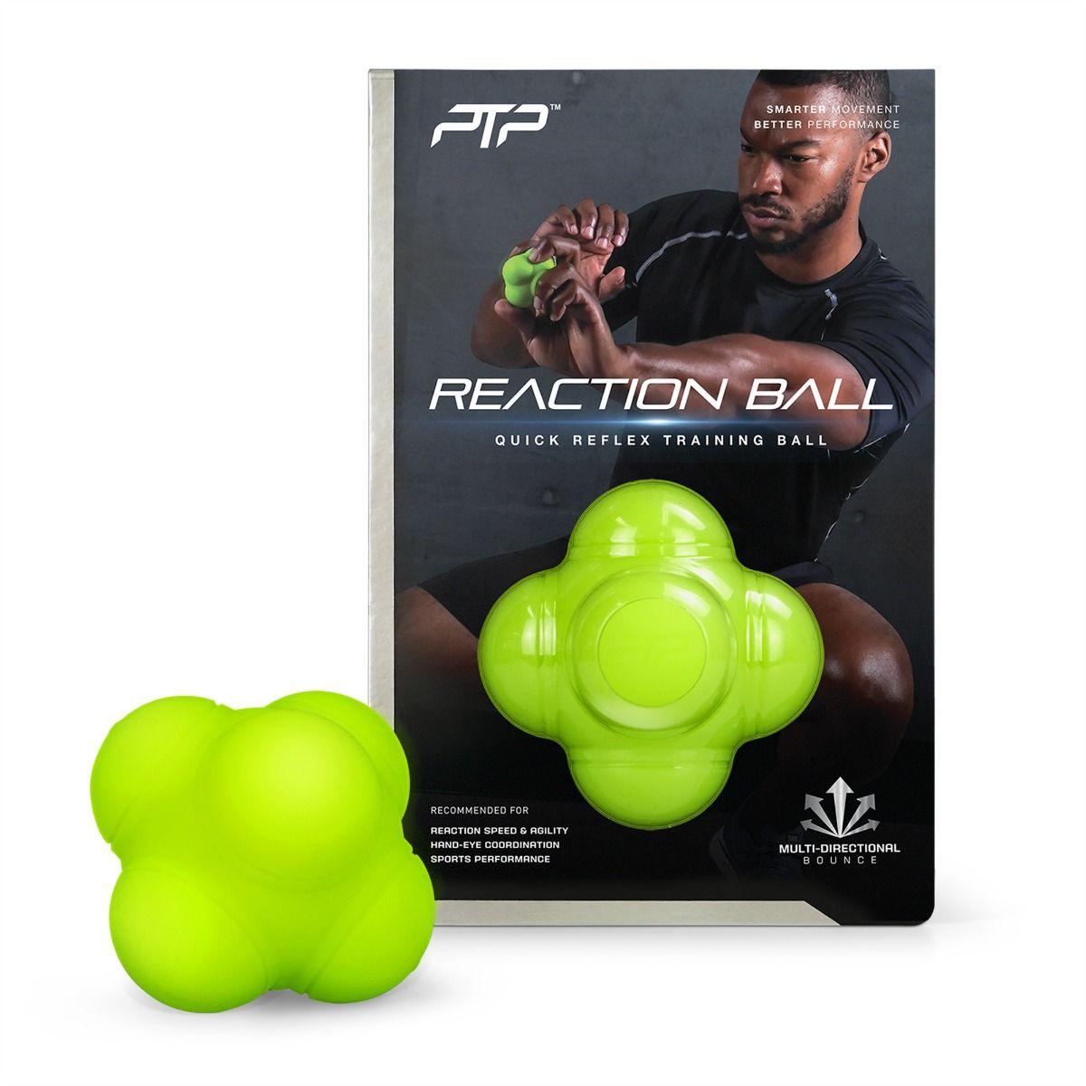 PTP pelota de reacción, verde