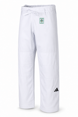 Adidas IJF pantalones de judo 275g, blancos