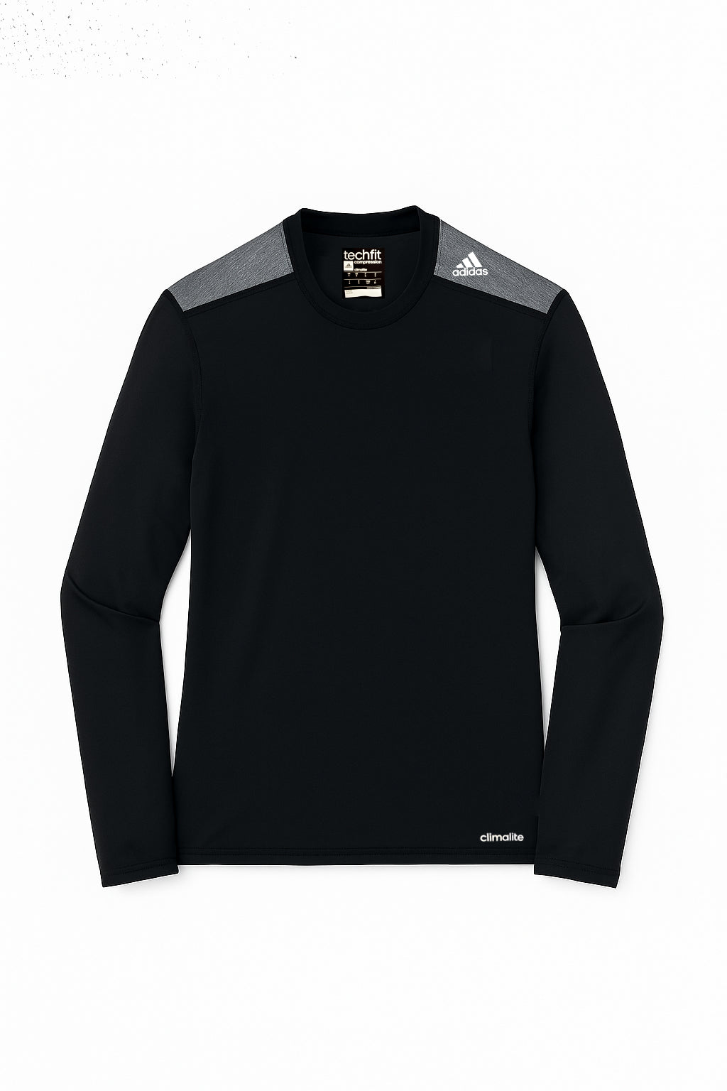 Adidas TF camiseta de manga larga para hombre, negra
