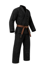 Katsudo Yori kimono de Jiu Jitsu para mujer 550g, negro