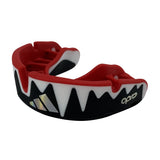 Adidas Senior Opro Platinum protector bucal, rojo-negro-blanco