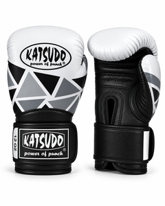 Katsudo Kink guantes de boxeo, blancos