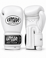 Katsudo Hawk guantes de boxeo, blancos