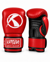 Katsudo Champion IV guantes de boxeo, rojos