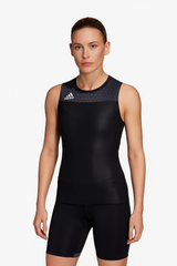 Adidas Leistung mono de halterofilia para mujer, negro