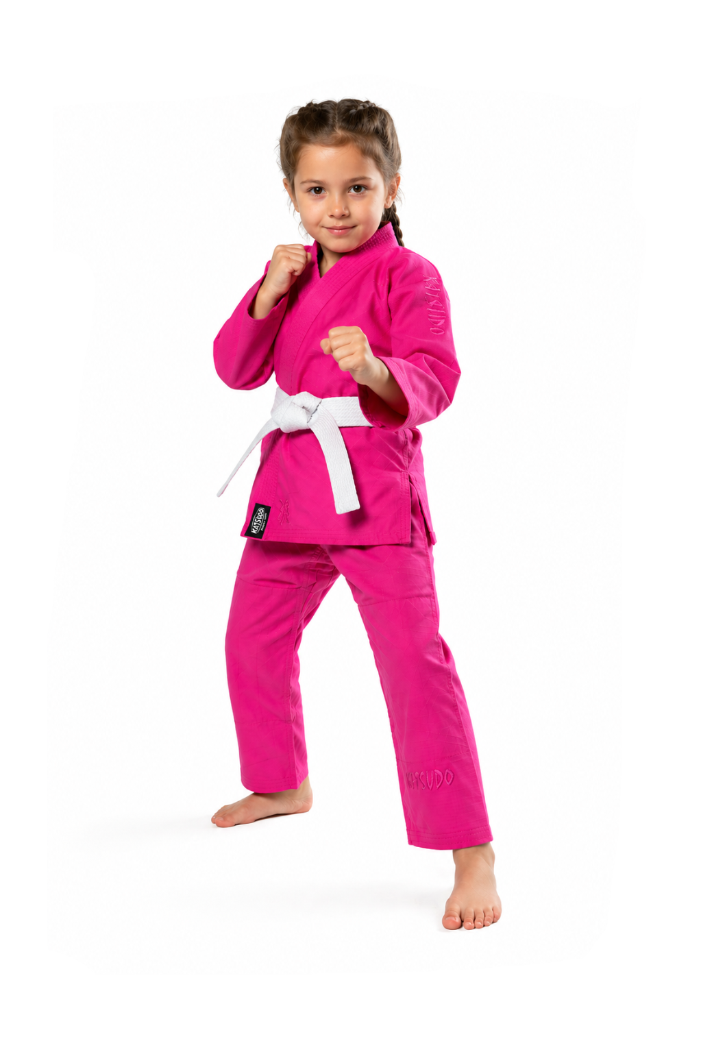 Katsudo Kio kimono de Jiu Jitsu para niños, rosa