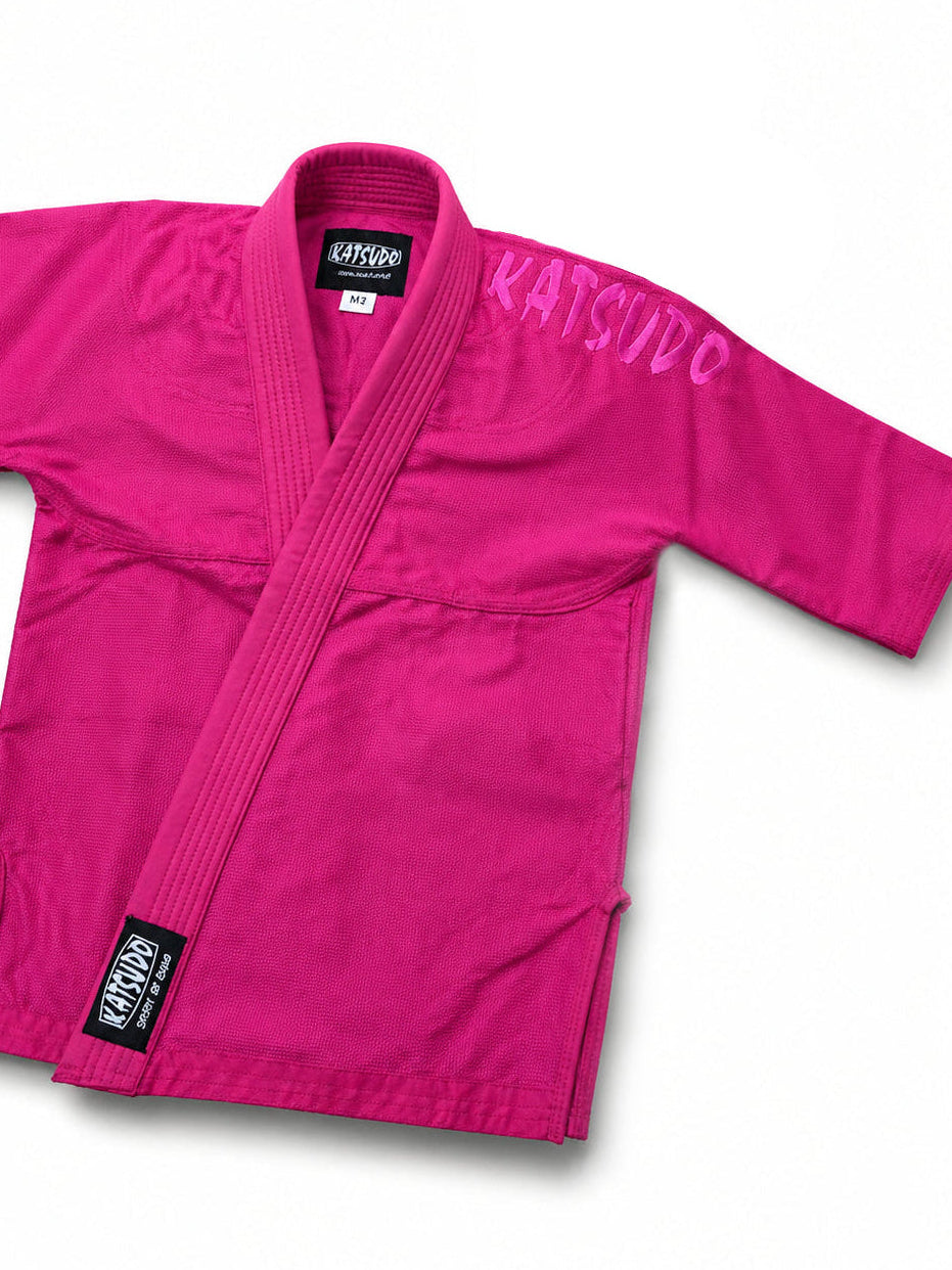 Katsudo Kio kimono de Jiu Jitsu para niños, rosa