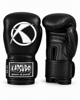 Katsudo Champion IV guantes de boxeo, negros