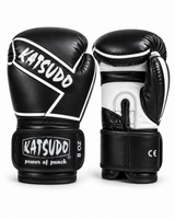 Katsudo Legion guantes de boxeo, negros