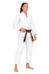 Katsudo Yori kimono de Jiu Jitsu para mujer 550g, blanco