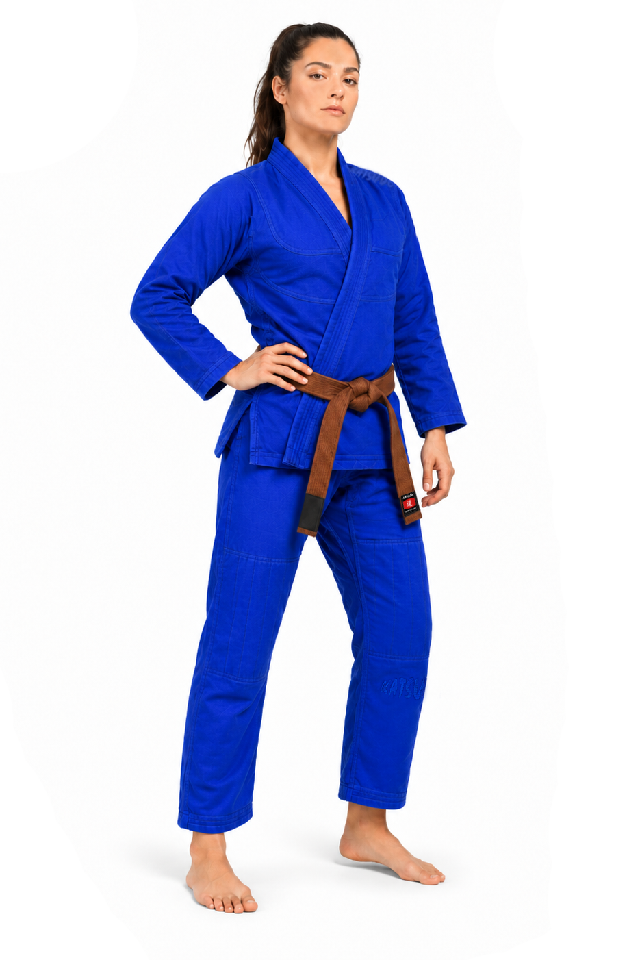 Katsudo Yori kimono de Jiu Jitsu para mujer 450g, azul