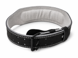 Katsudo CoreLock cinturón de fitness de cuero genuino 10 cm, negro