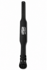 Katsudo CoreLock cinturón de fitness de cuero genuino 10 cm, negro