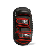 Katsudo Curve makiwaras de brazo de cuero 2 uds., rojo-negro