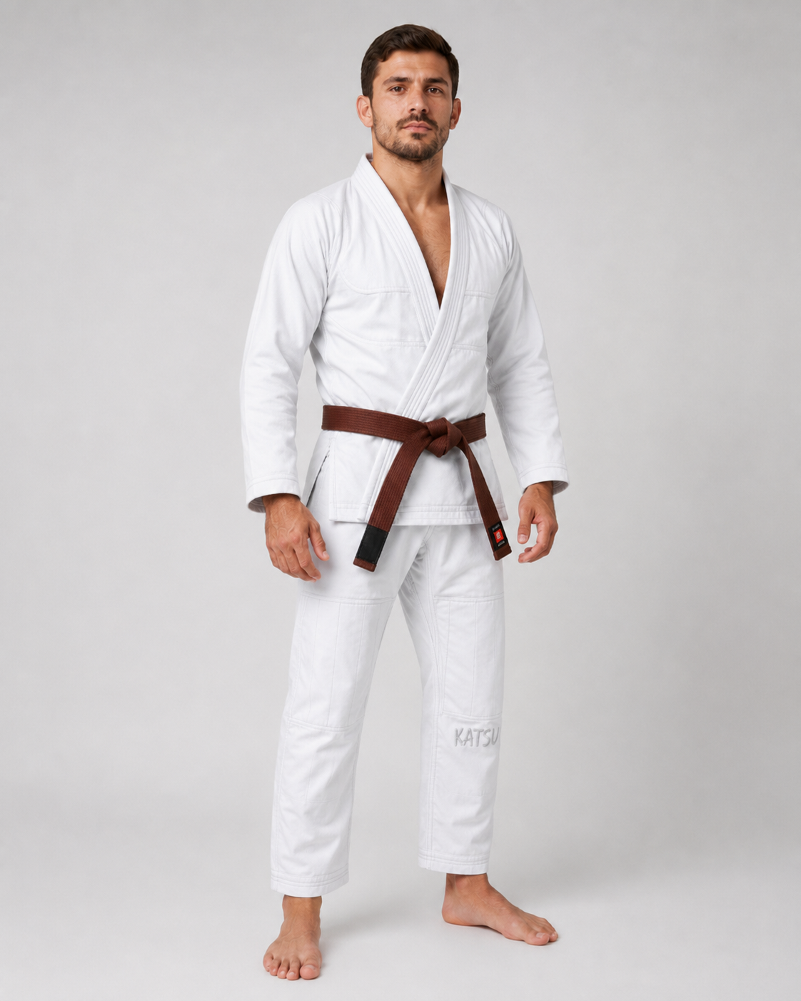 Katsudo Daiki kimono jiu jitsu 450g, blanco
