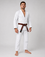 Katsudo Daiki kimono jiu jitsu 450g, blanco
