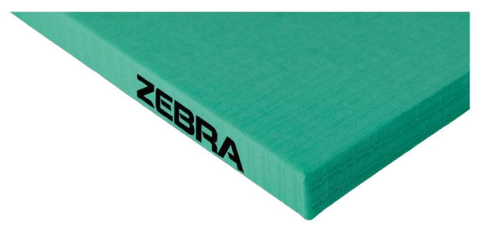 Zebra tatami, verde hierba