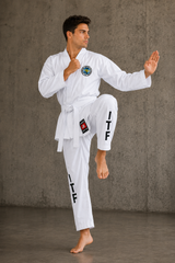 Katsudo ITF BA kimono de taekwondo 220g, blanco