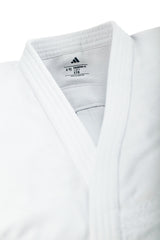 Adidas Champion III IJF Regular Fit JU kimono 750g con logo, blanco