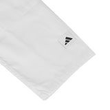 Adidas Club JU kimono con franjas negras 350g, blanco