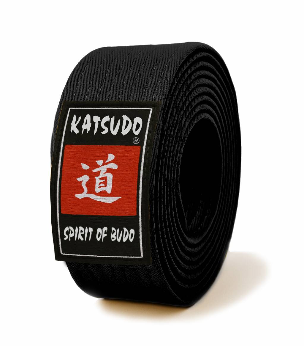 Katsudo Master obi cinturón, negro