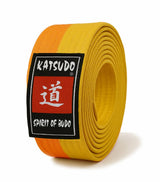 Katsudo Master cinturón obi, amarillo naranja