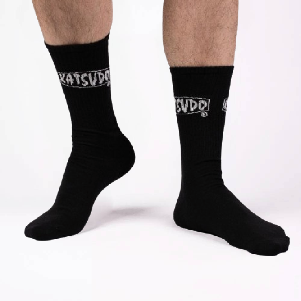 Katsudo Clasic calcetines deportivos, negros