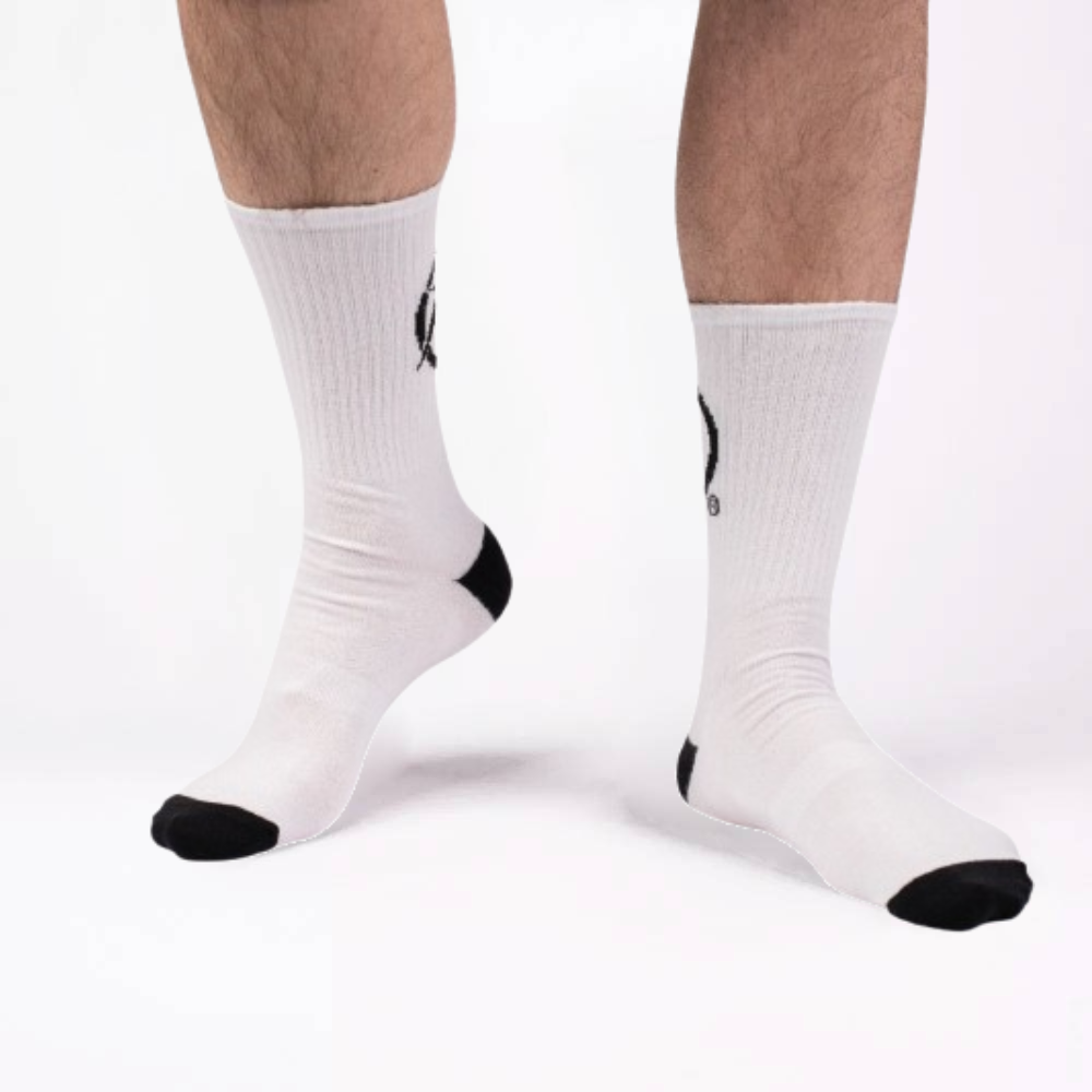 Katsudo Original calcetines deportivos, blancos