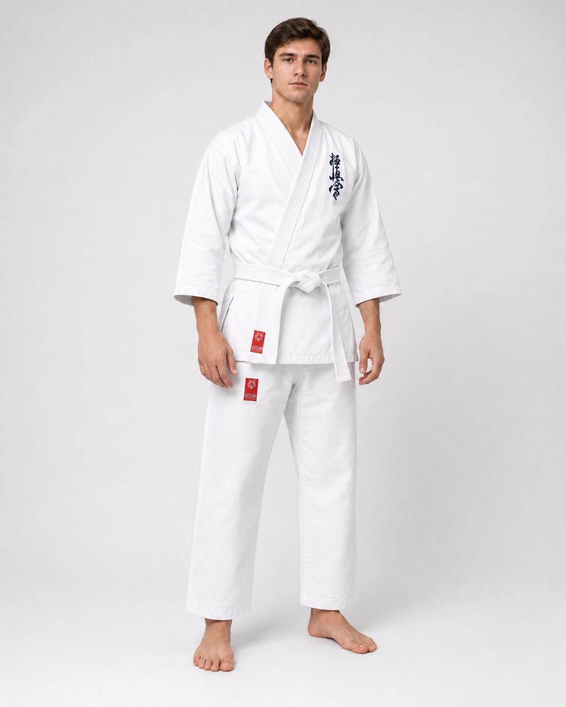 Katsudo Kyokushin kimono, blanco