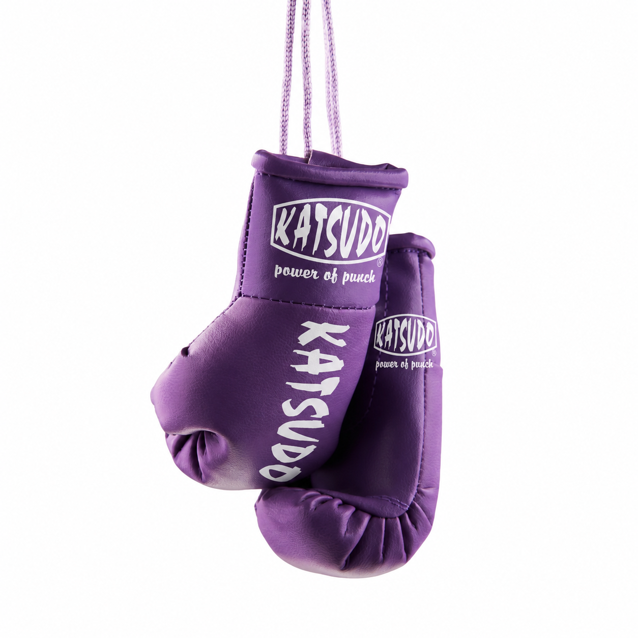 Katsudo Miniglo miniatura de guantes de boxeo, morada