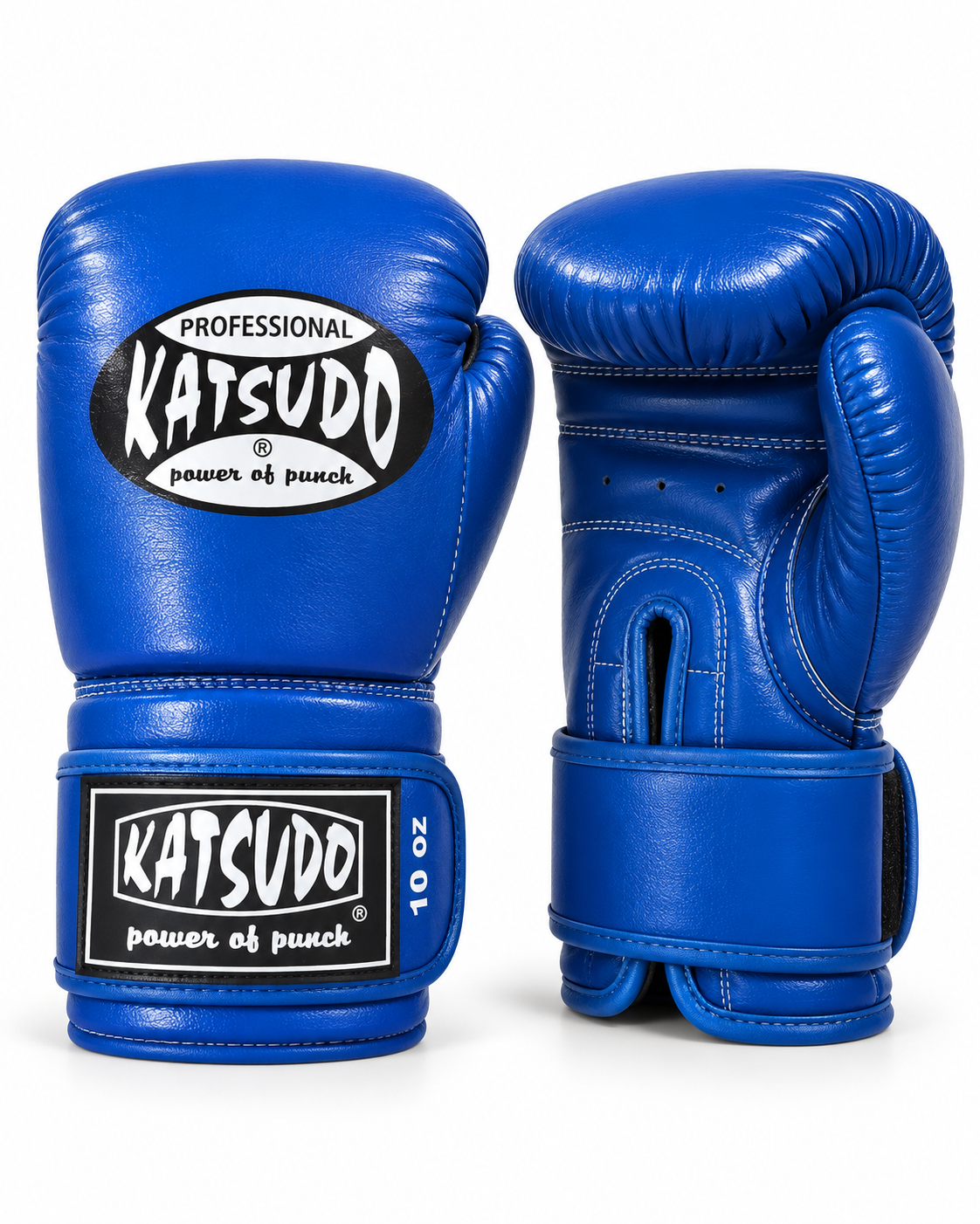 Katsudo Profesional guantes de boxeo, azules