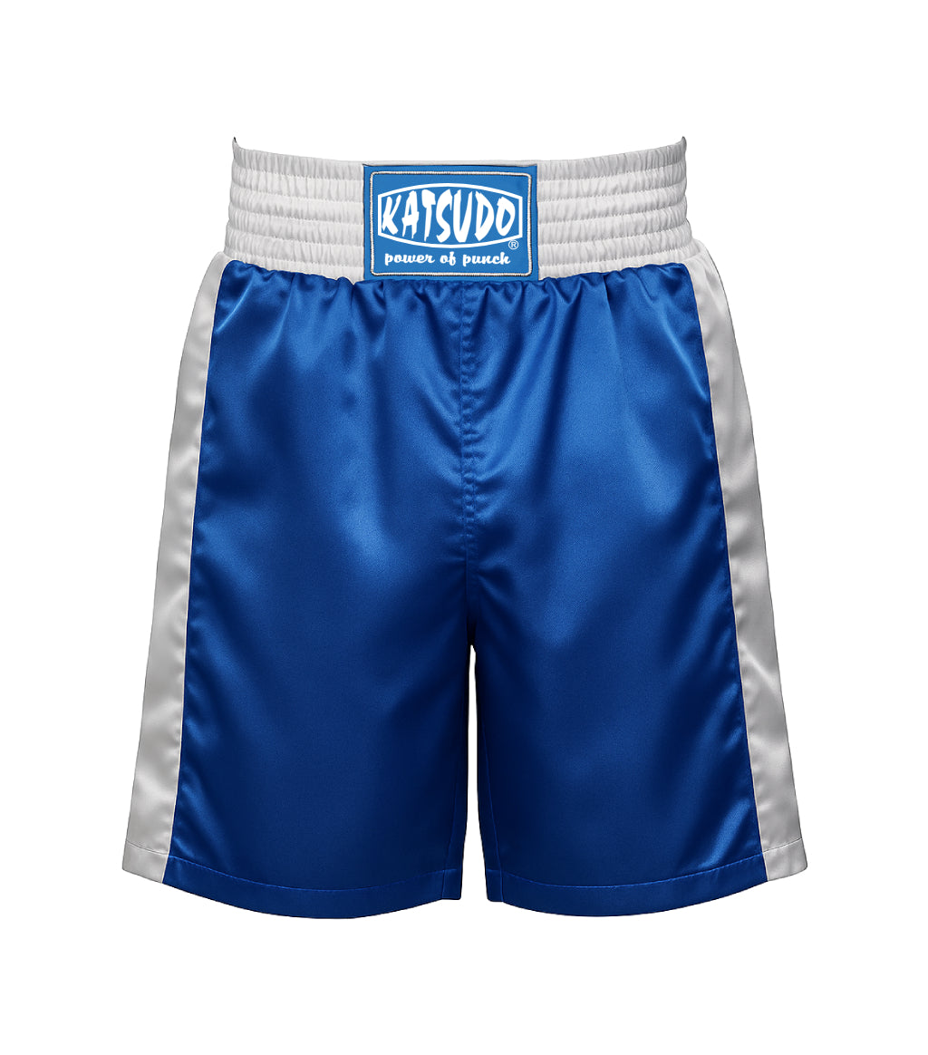 Katsudo Ob pantalones cortos de boxeo, azules