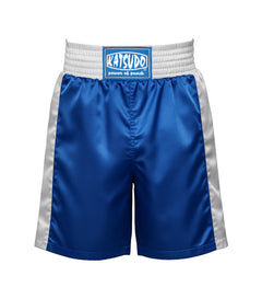 Katsudo Ob pantalones cortos de boxeo, azules