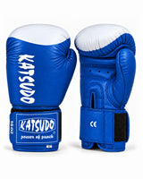 Katsudo Champ III guantes de boxeo con diana, azules