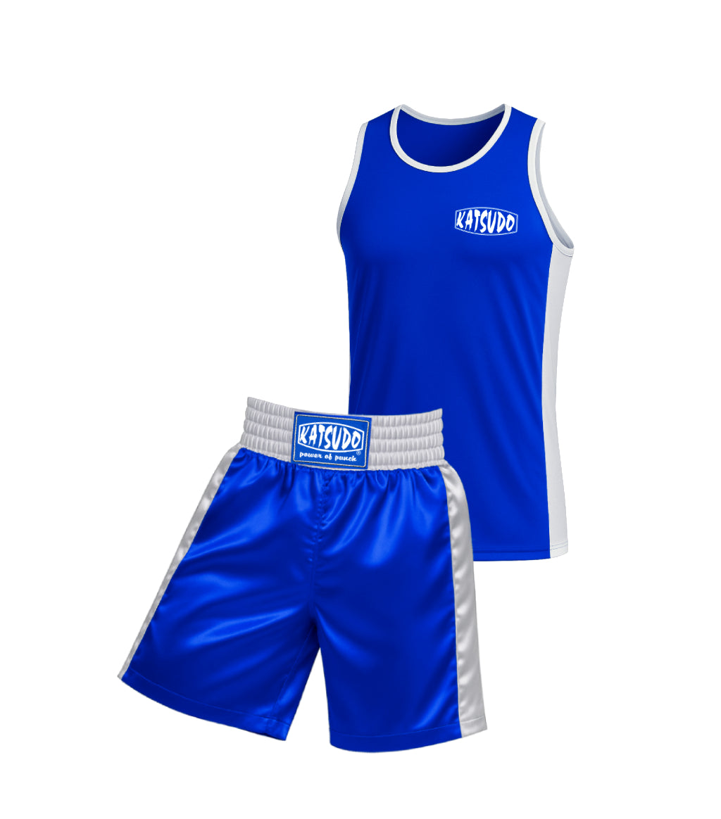 Katsudo Strikta set de boxeo, azul