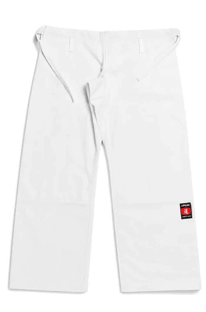 Katsudo Jinoku pantalones de judo 550g, blancos