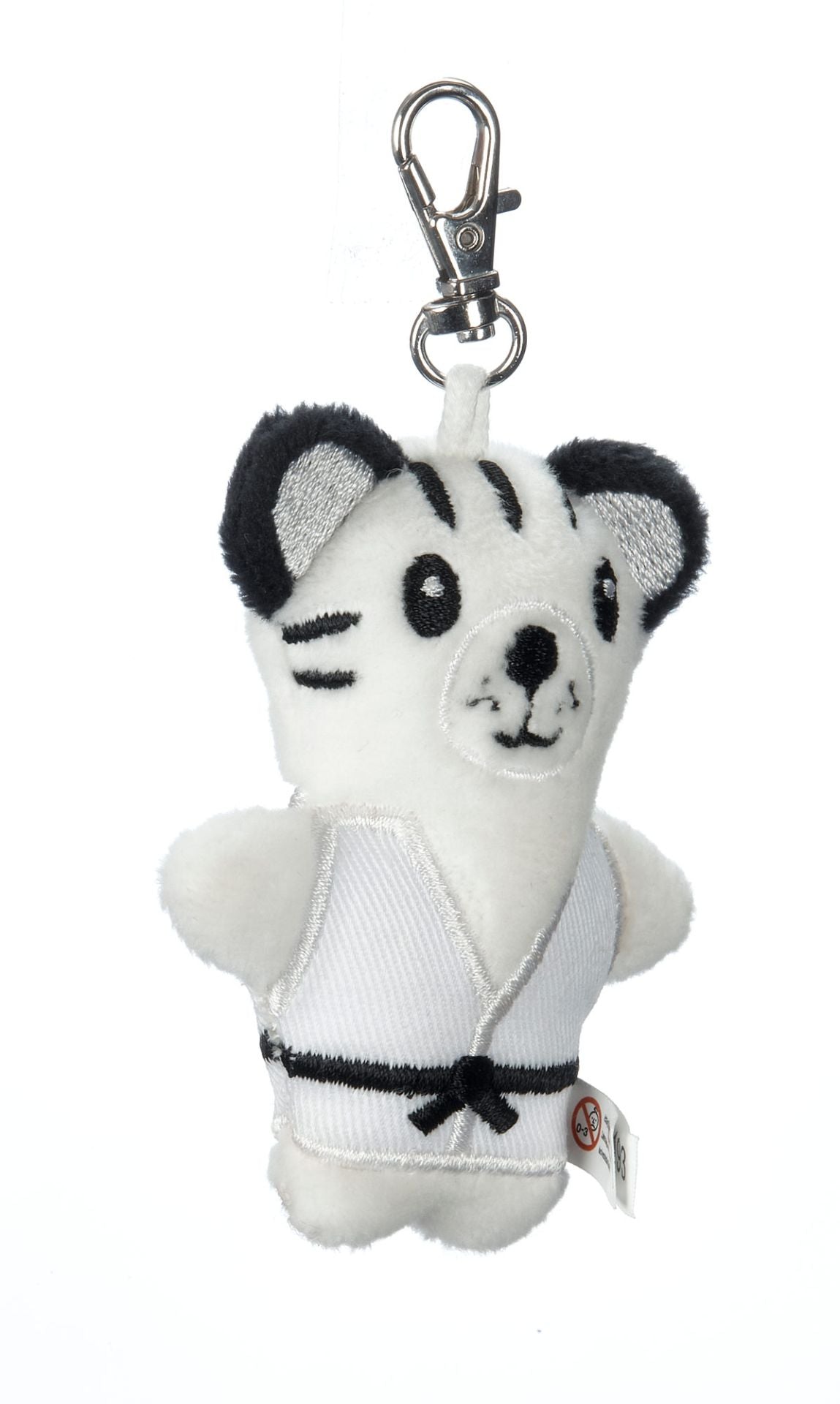 DAX llavero de peluche de karate Tigre blanco