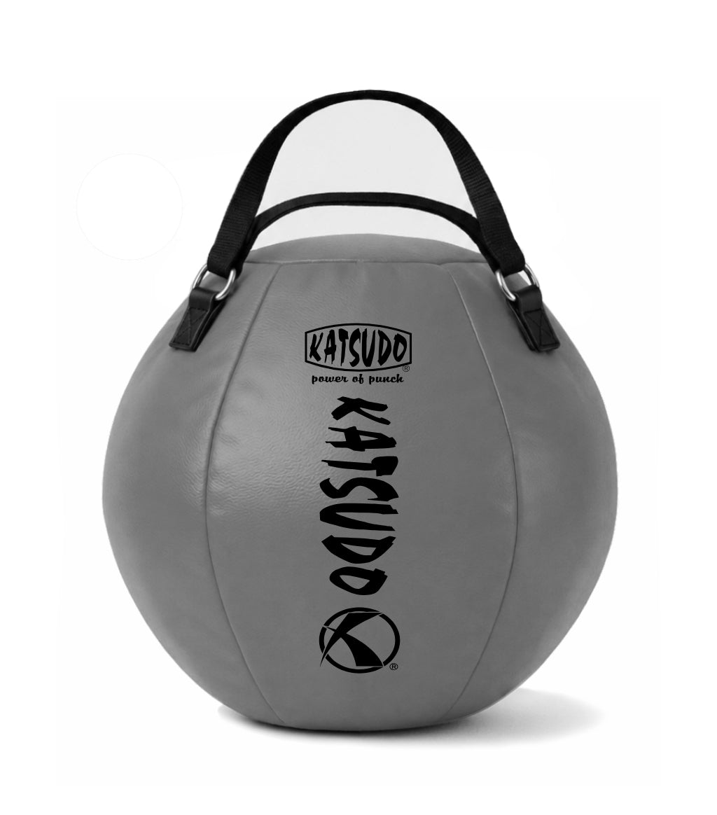 Katsudo Leodor balón de boxeo con correa, gris