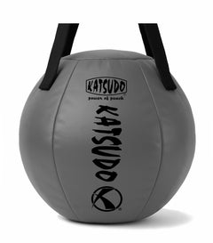 Katsudo Leodor balón de boxeo con correa, gris